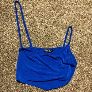 Shein party shirt cropped